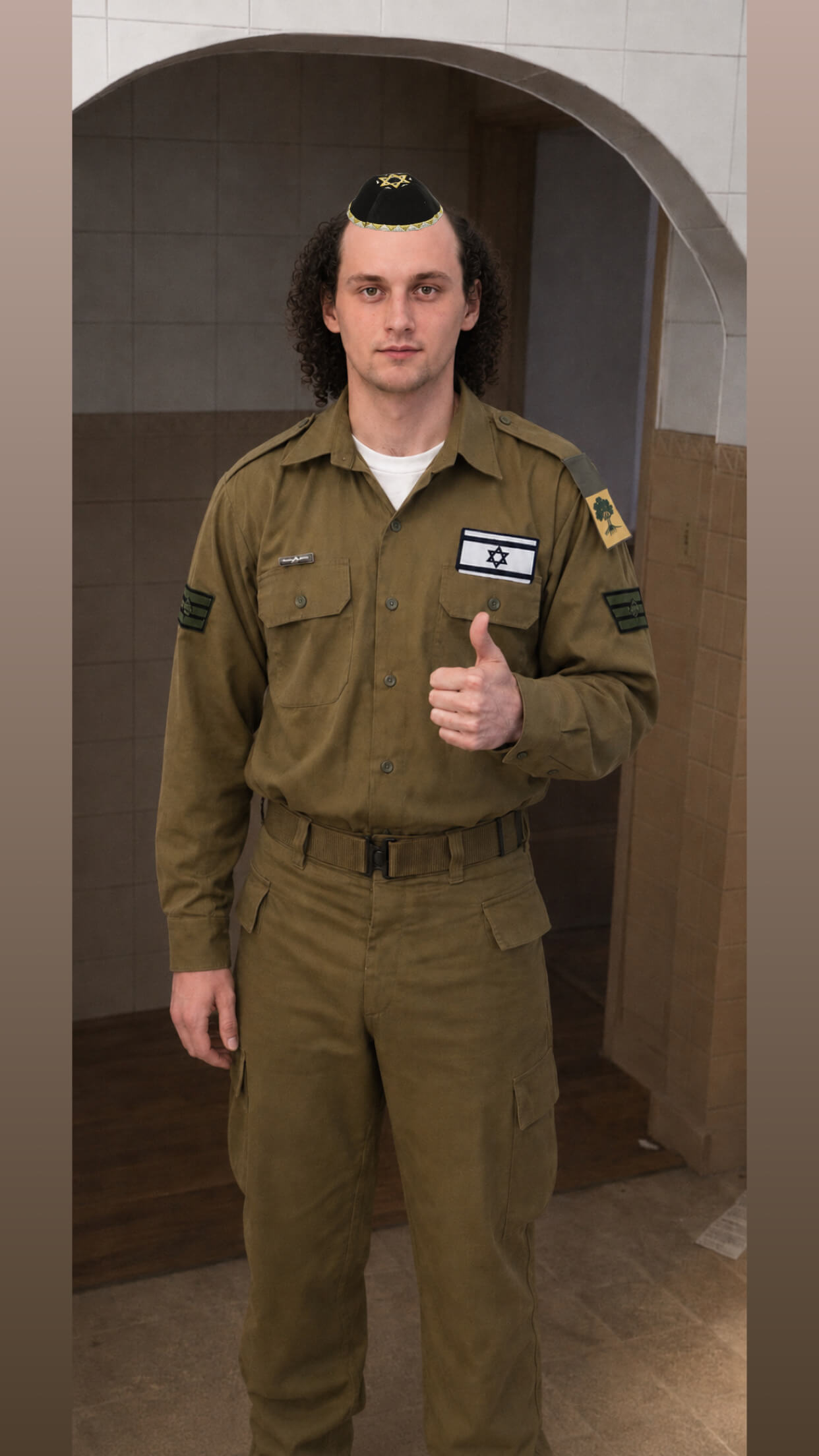 Mike in uniform